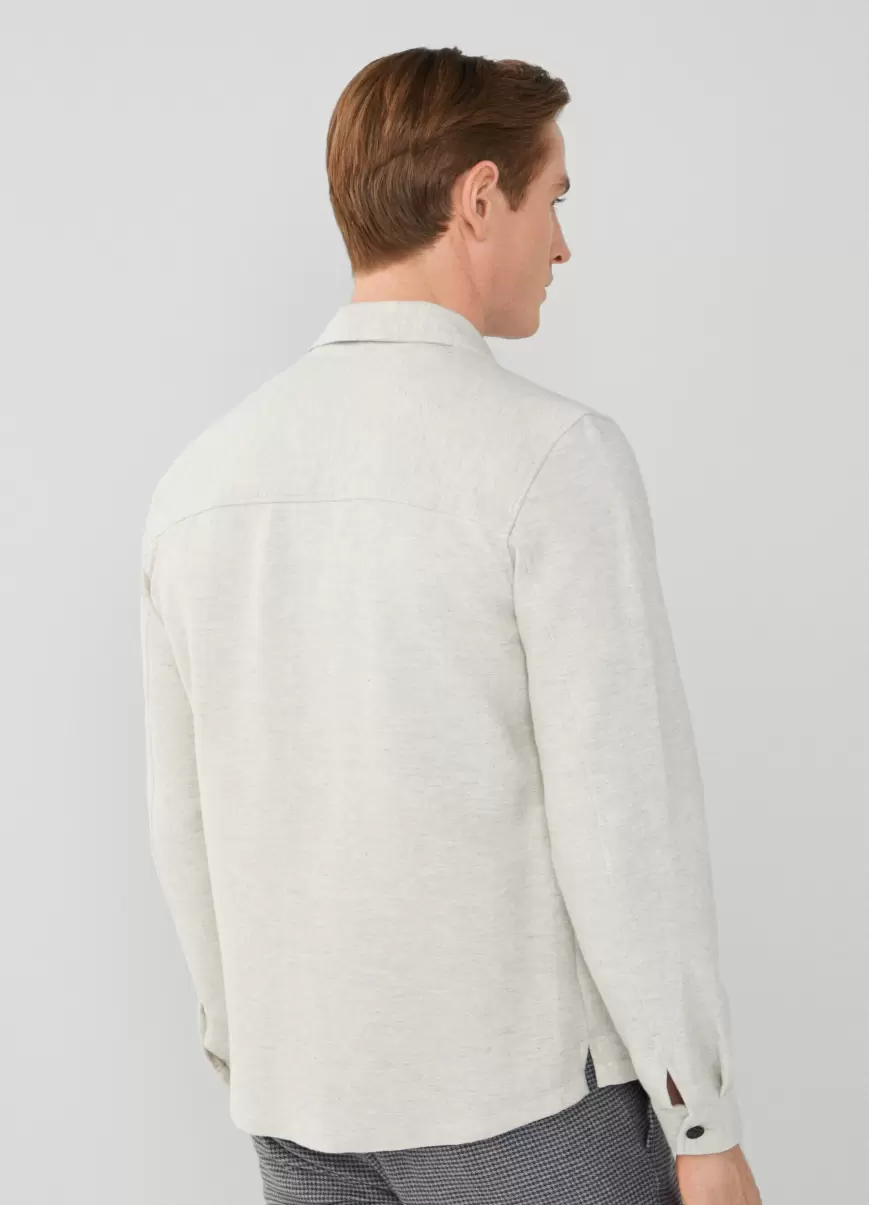 Hackett London Grey Camisas Hombre Edicion Limitada Sobrecamisa De Algodón - 2