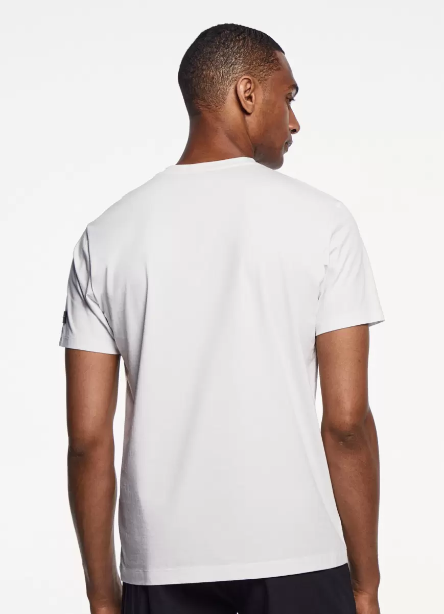 Precio De Coste Hombre Camisetas Camiseta Logo Estampado White Hackett London - 2