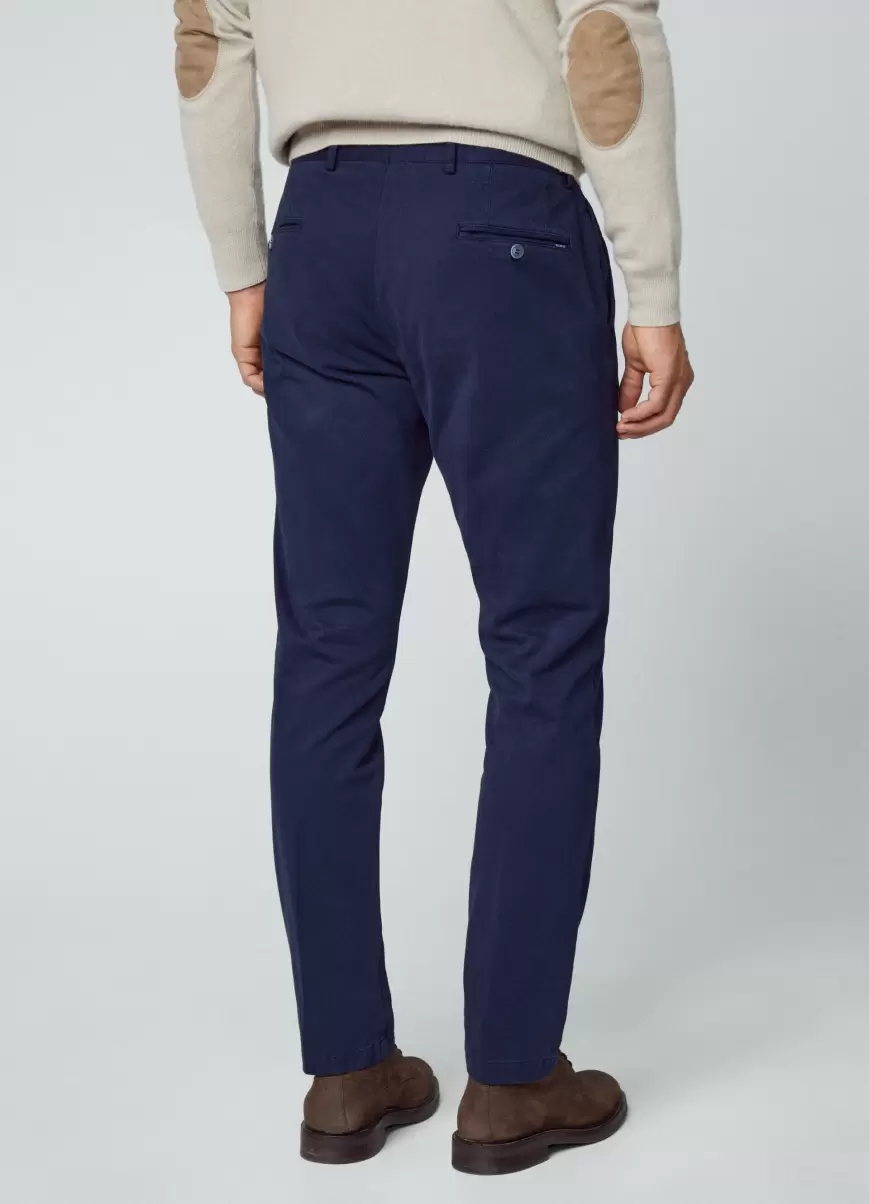 Hombre Hackett London Promoción Chino Kensington Fit Slim Navy Blazer Pantalones Y Chinos - 3