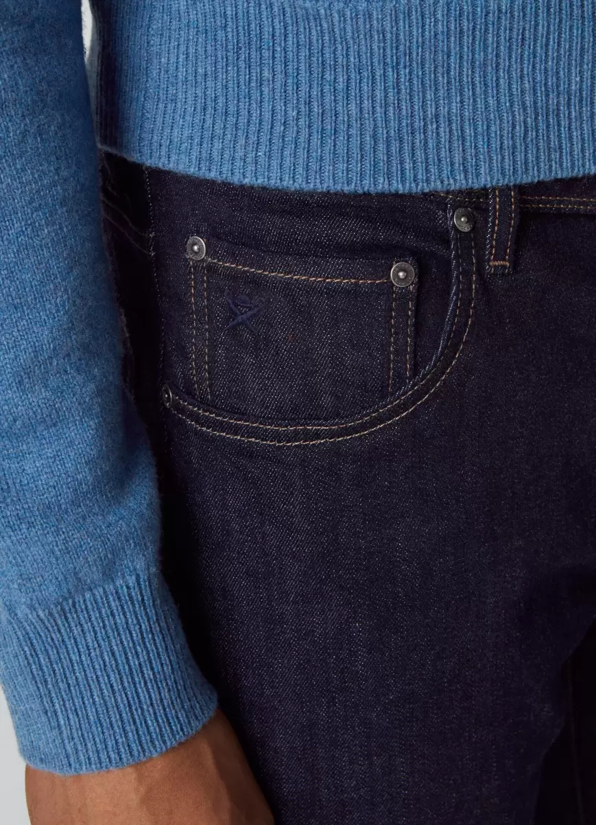 Pantalones Y Chinos Hombre Jeans Rinse Wash Fit Slim Precios Estacionales Hackett London Denim Blue - 2