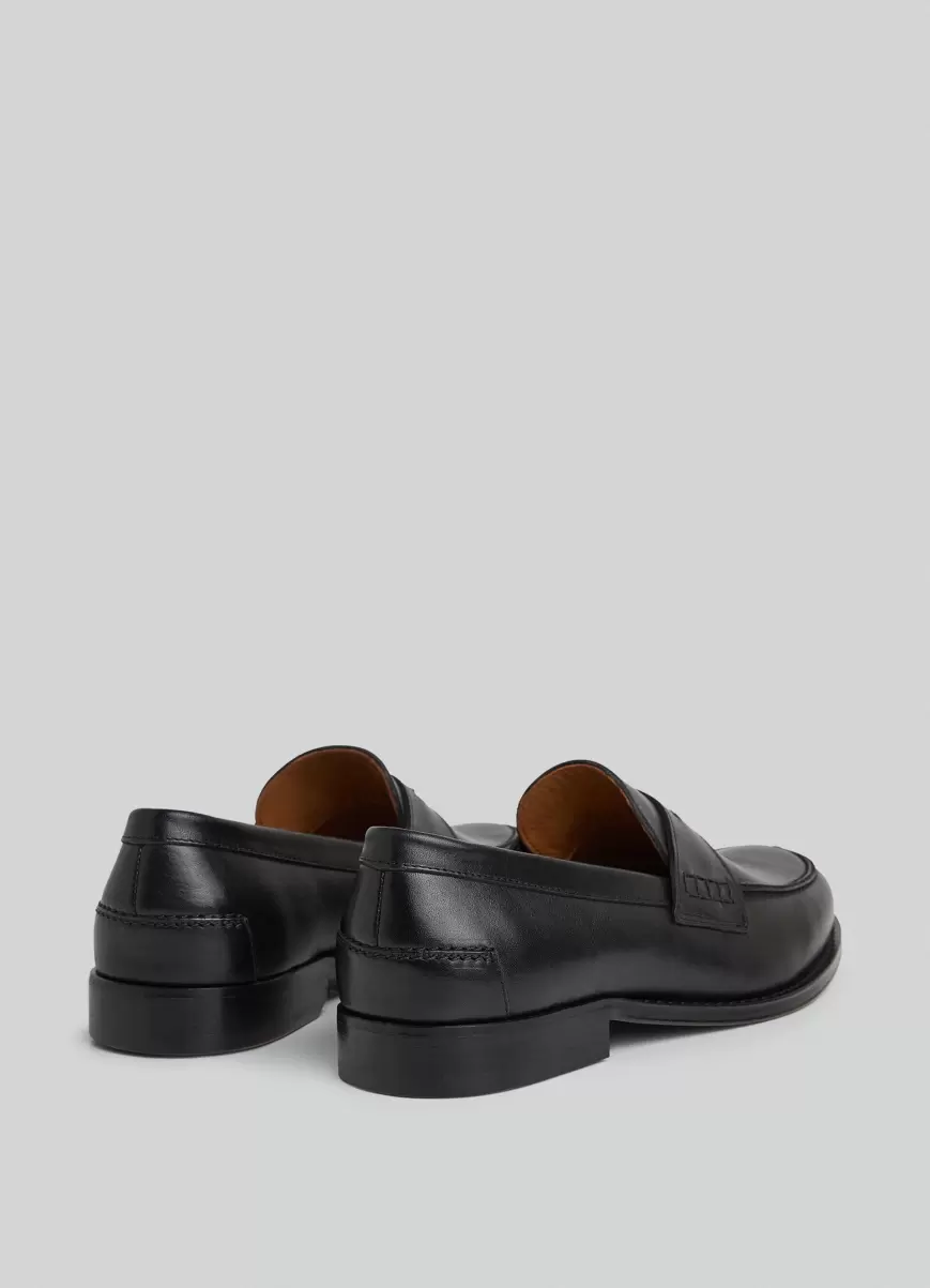 Zapatos De Vestir Recomendado Black Mocasines Antifaz En Piel Hombre Hackett London - 3