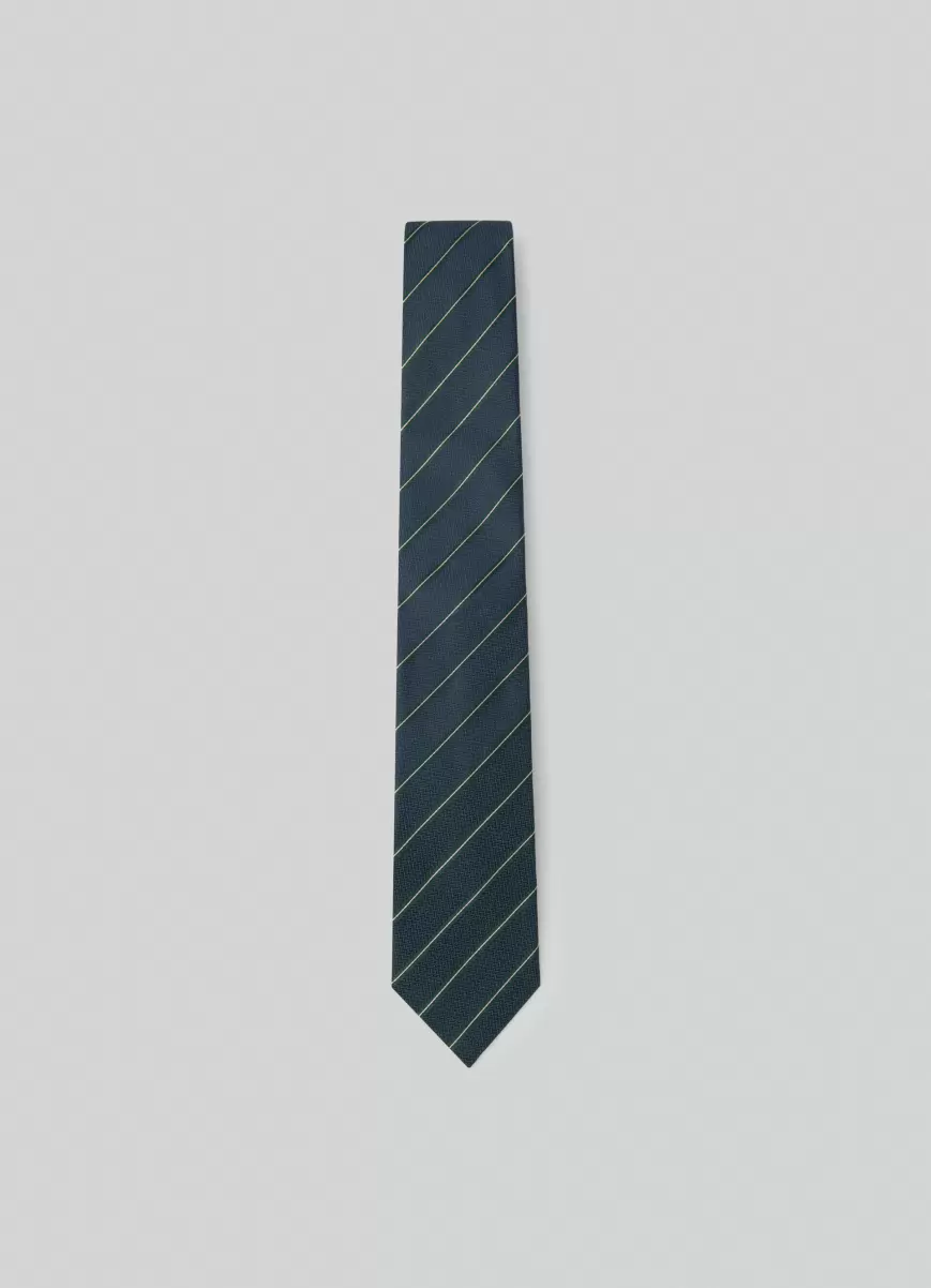 Green Hombre Hackett London Corbata De Seda Estampado Rayas Corbatas Y Pañuelos De Bolsillo Innovador