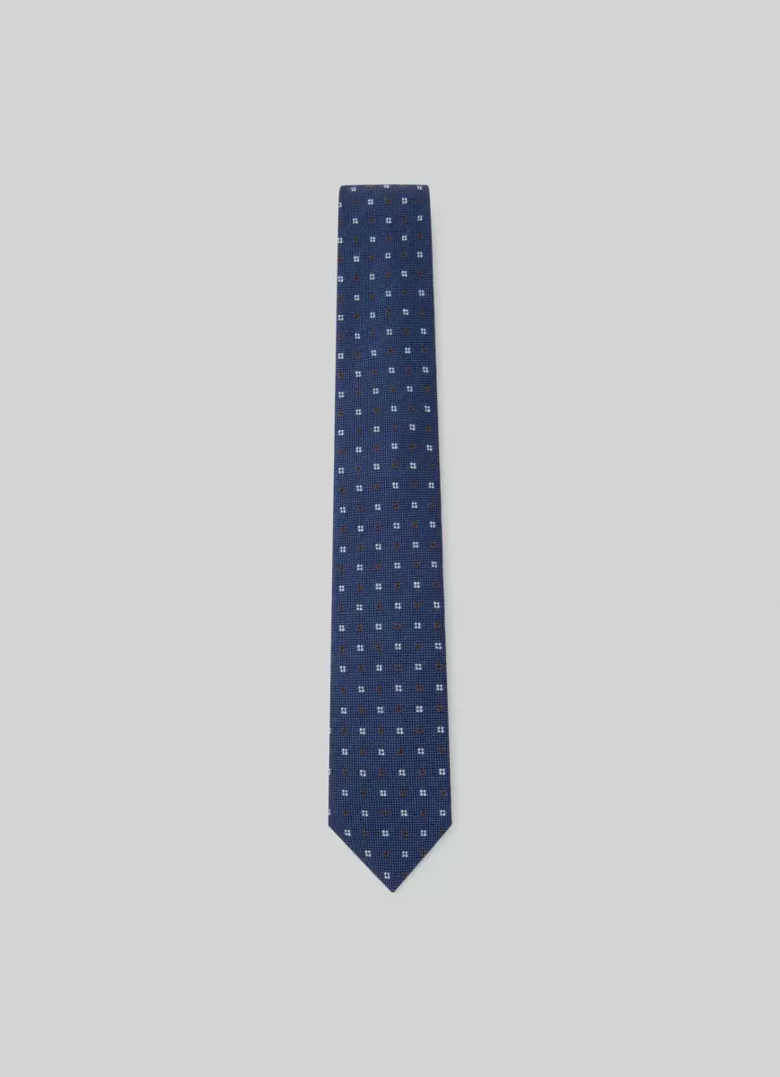 Blue Personalización Hackett London Corbatas Y Pañuelos De Bolsillo Corbata Estampado Flores Hombre