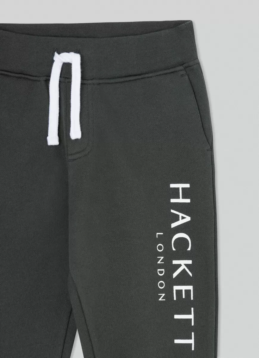 Dark Green Hombre Hackett London Servicio Jogger Con Logo Bordado Pantalones - 2
