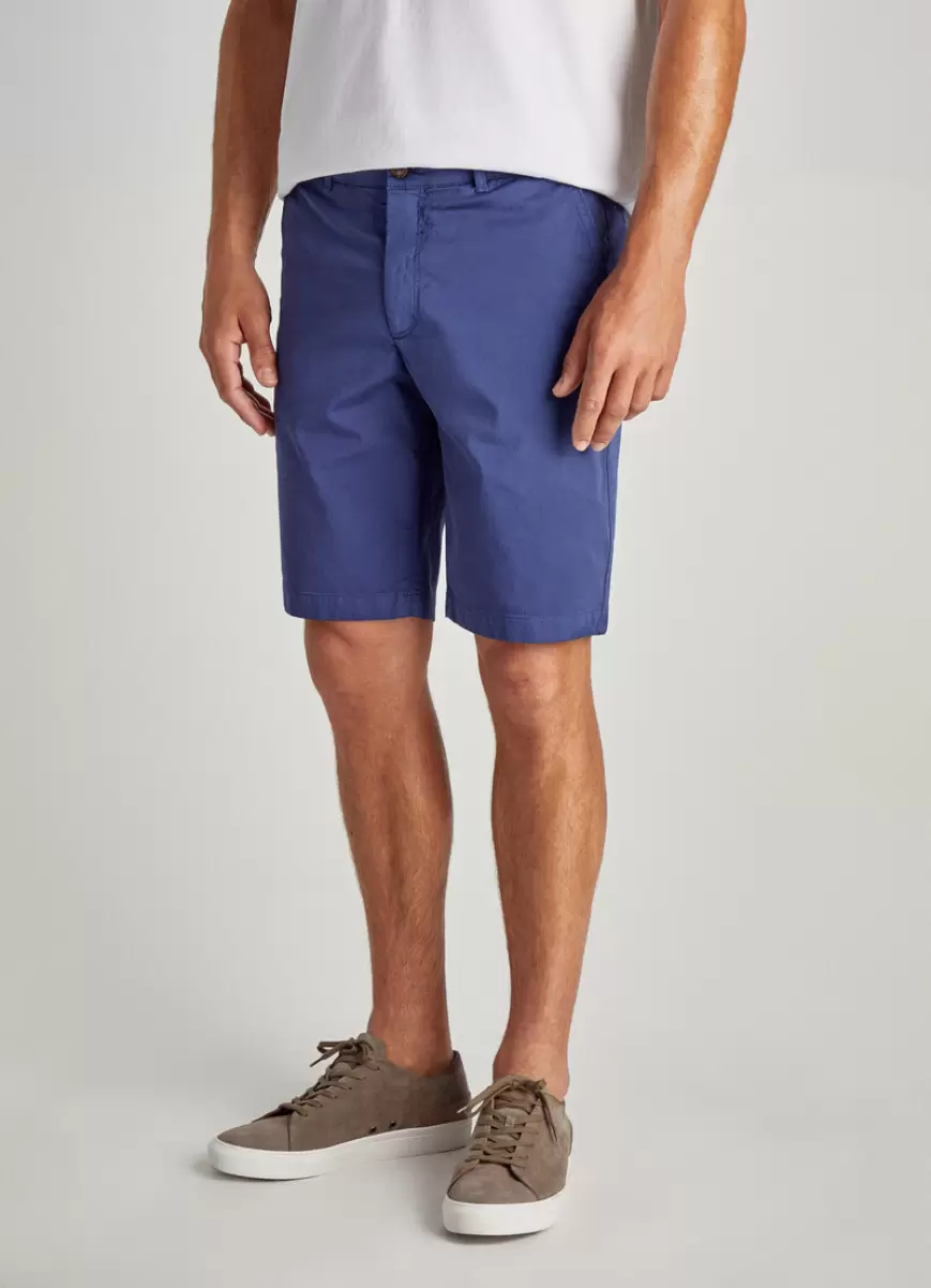 Faconnable Pop Blue Hombre Pantalones Bermuda Algodón - 1