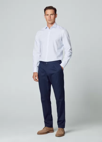 Pantalones Y Chinos Hackett London Hombre Precio Razonable Navy Blazer Fit Relaxed Joggers Ajustables