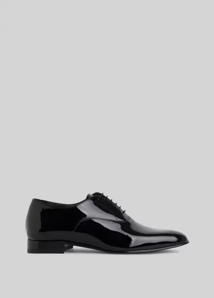 Black Hombre Hackett London Zapatos De Vestir Zapatos Oxford Charol Venta