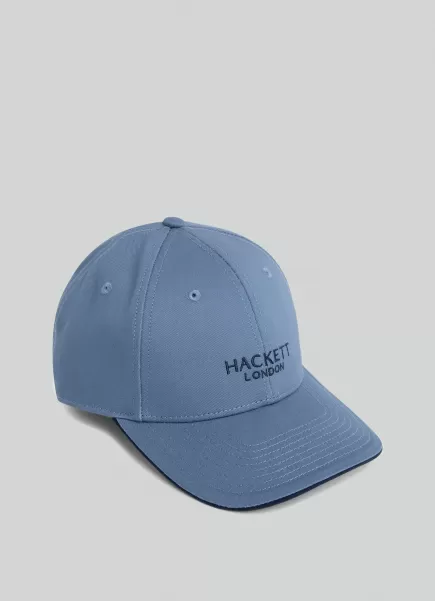 Blue Gorras Y Bufandas Precio De Oferta Especial Gorra Béisbol Logo Bordado Hackett London Hombre
