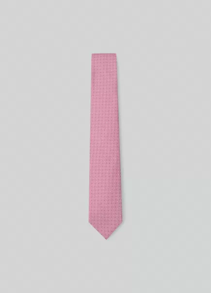 Hackett London Pink Corbata De Seda Estampado Lunares Corbatas Y Pañuelos De Bolsillo Precio Reducido Hombre