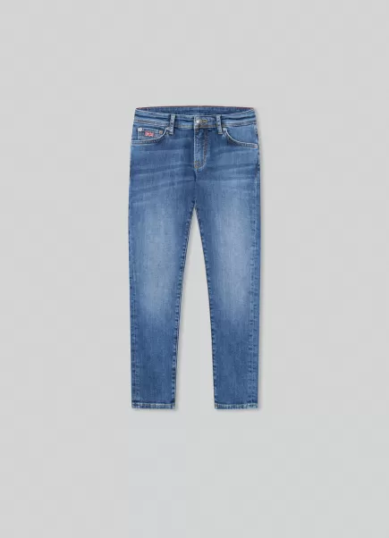 Vender Hombre Denim Blue Hackett London Pantalones Jeans Vintage Wash Fit Regular