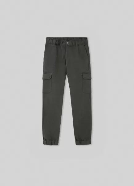 Hombre Hackett London Dark Green Nuevo Producto Pantalones Pantalón Cargo Fit Slim